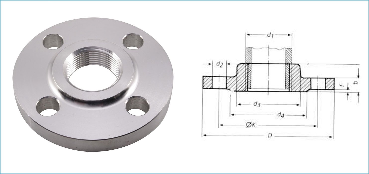 Threaded Flange Dimensions
